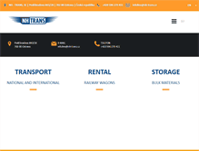 Tablet Screenshot of nh-trans.cz